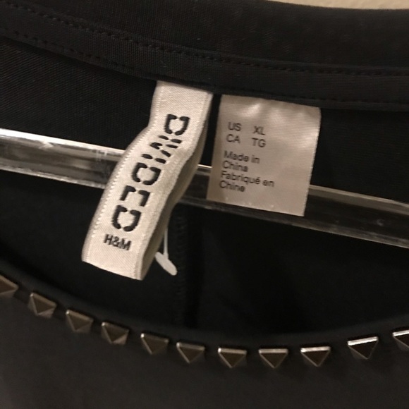 Black studded tunic top/dress - Picture 2 of 5